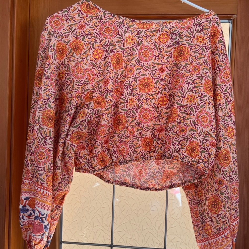 New boho crop top